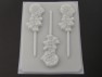 185sp Holly Hobbit Doll Chocolate or Hard Candy Lollipop Mold